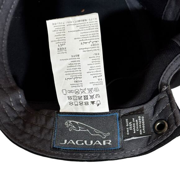 NWOT Authentic JAGUAR MOTORS Black Logo Hat Size OSFA Unisex - Picture 7 of 8